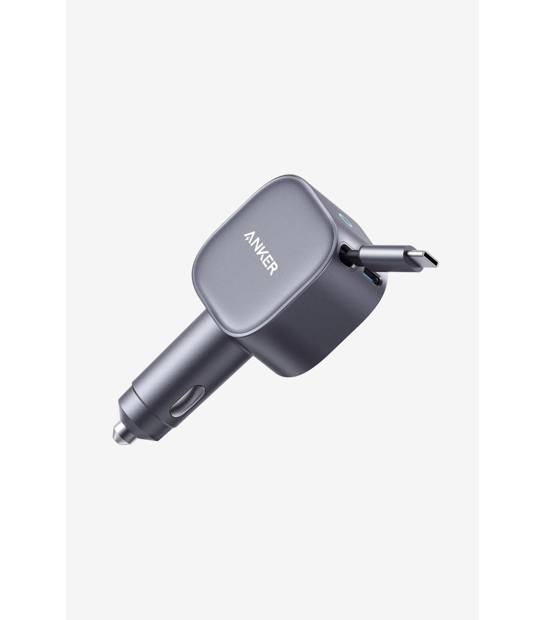 ANKER Nano Car Charger 75W USB-C Built in Cable