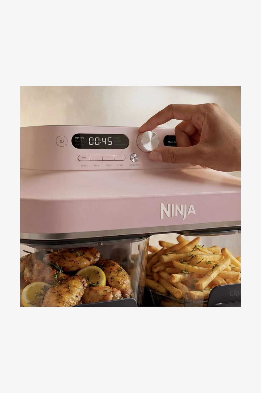 Ninja Crispi DualZone Dual Basket Glass Air Fryer