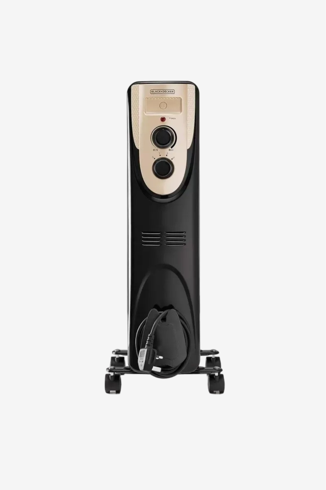 BLACK+DECKER Oil Heater , 9 Fins , 2000 Watt Black - OR09