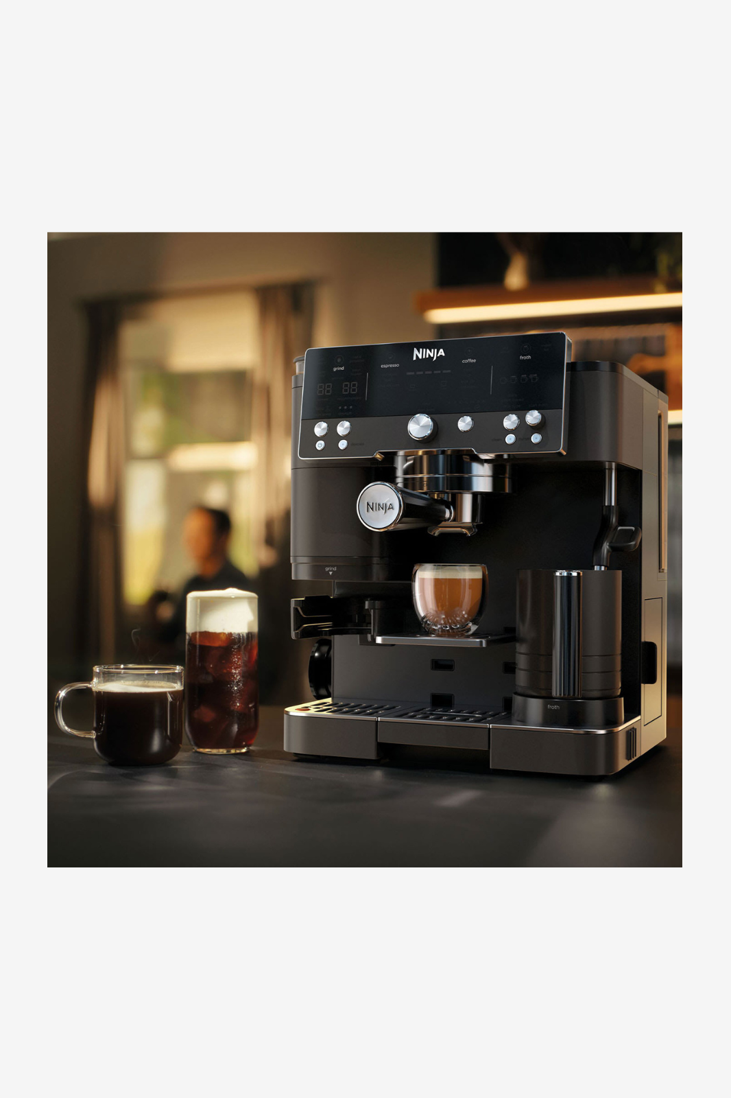 ماكينة تحضير الإسبريسو Ninja Luxe Café Premier ES601