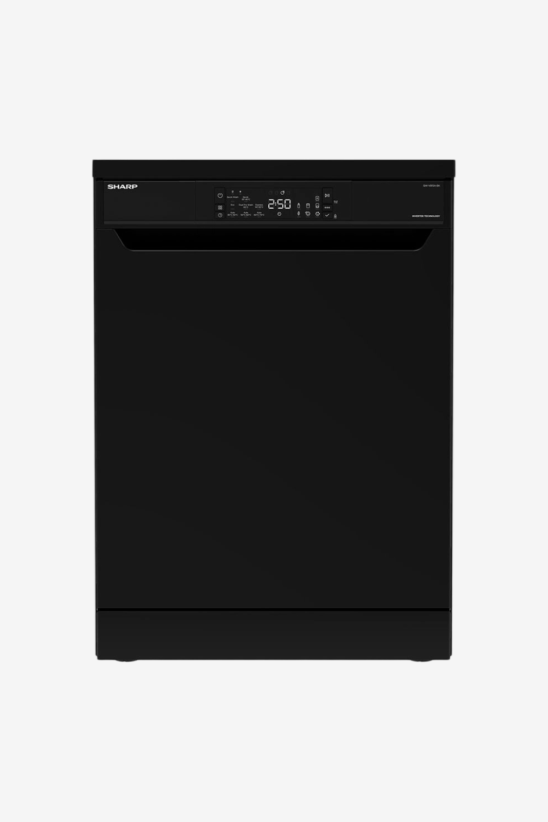 SHARP Dishwasher 15 Person 60 cm Inverter Digital 8 Programs Black QW-V815A-BK