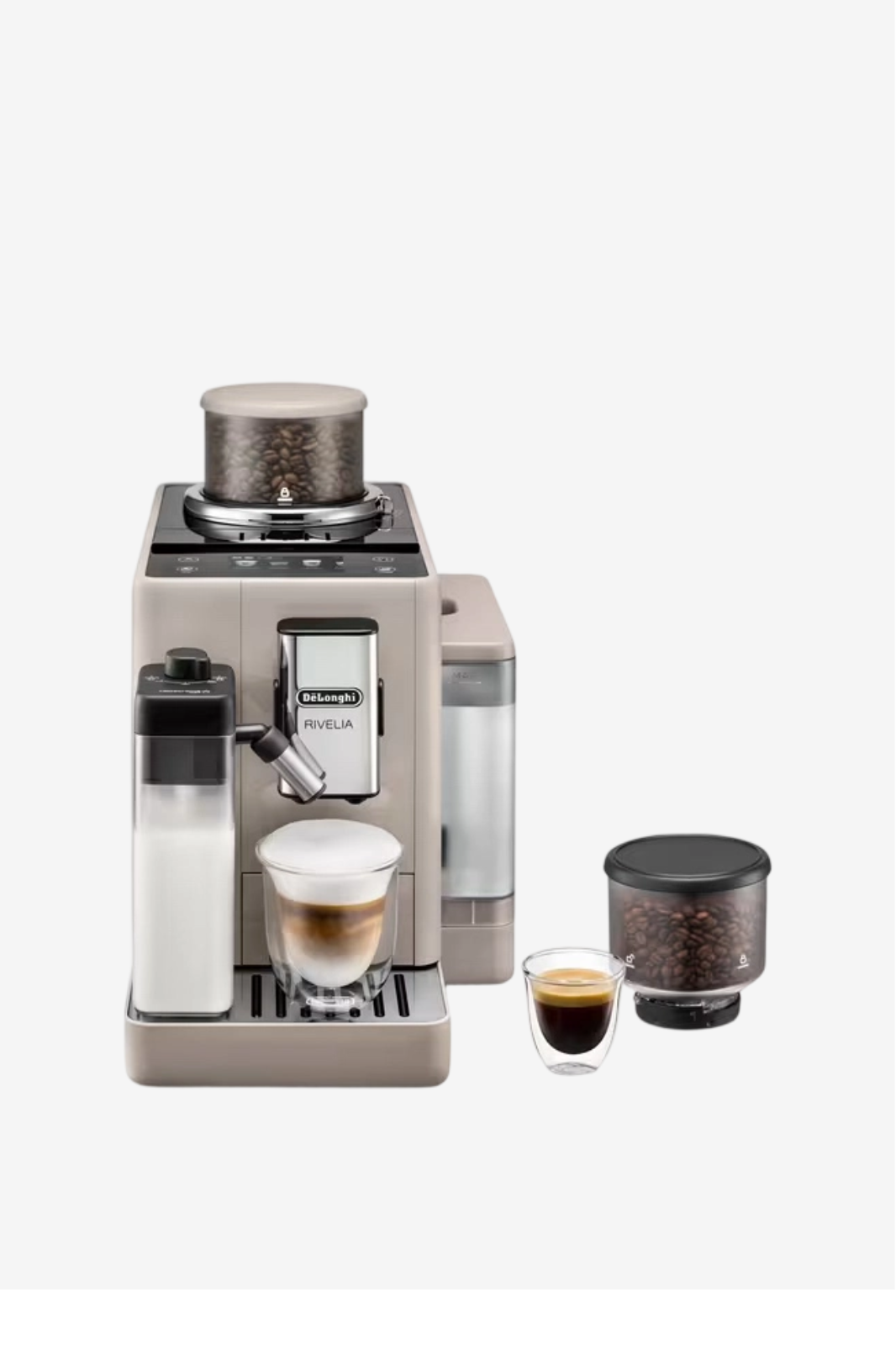 Delonghi Rivelia Automatic Bean to Cup Coffee Machine, Beige  EXAM440.55.BG