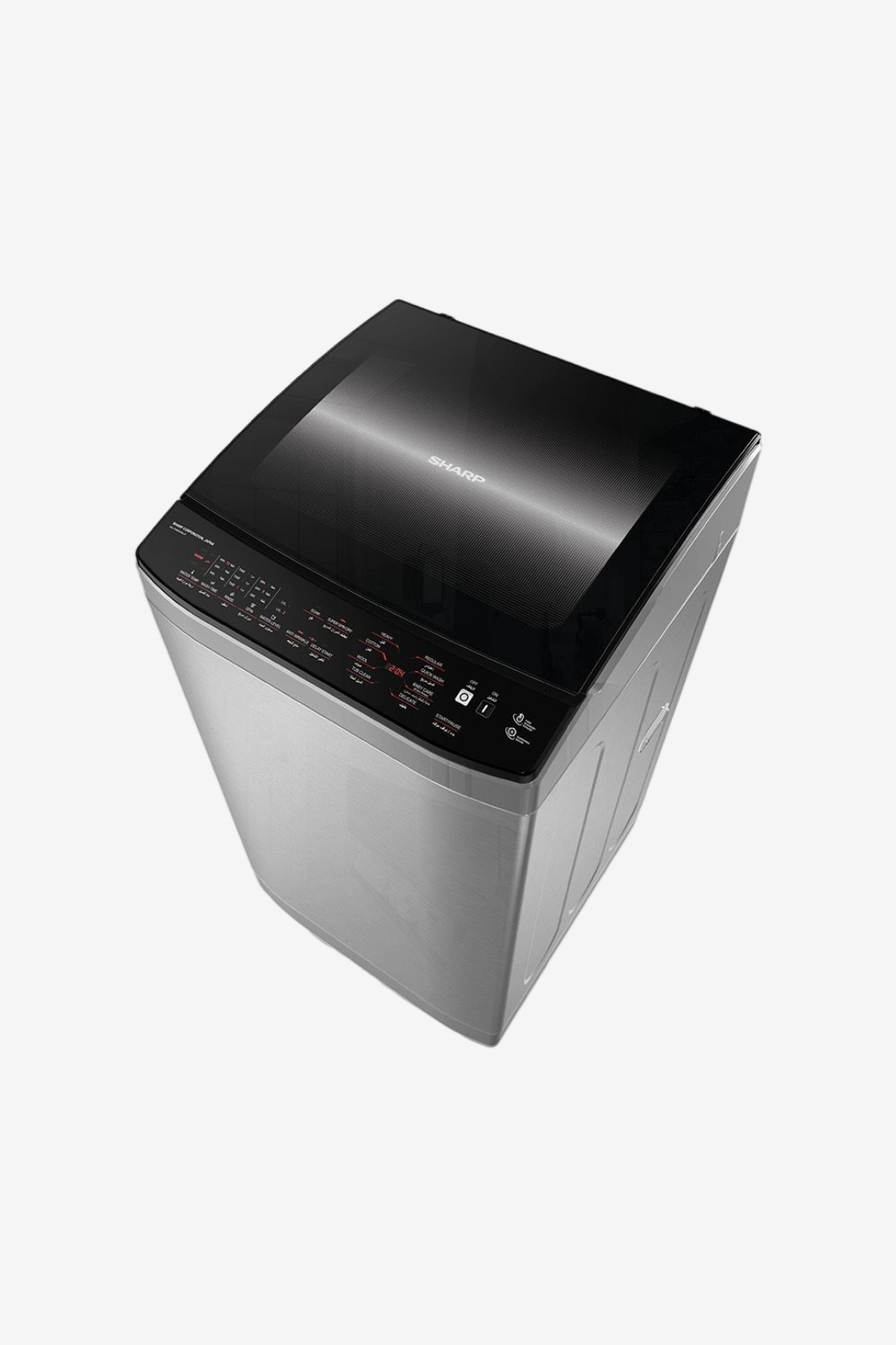 SHARP Washing Machine Top Automatic 9 Kg Pump Silver ES-TN09GSLP
