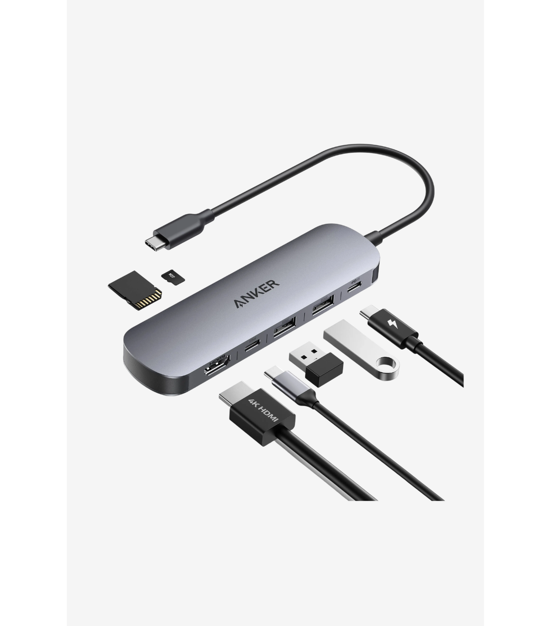 ANKER Nano USB-C Hub 7in1 4K HDMI 100W PD