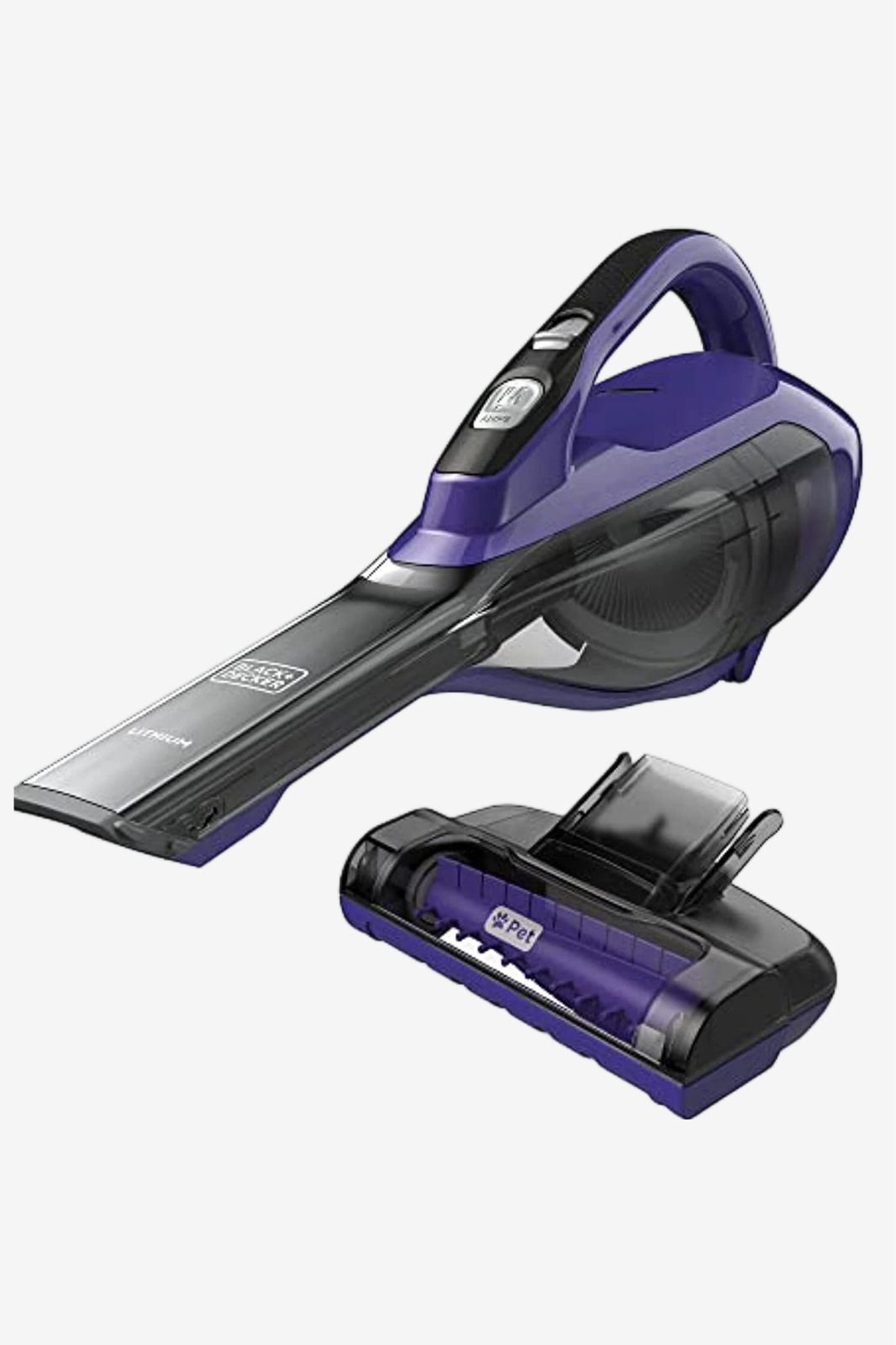 BLACK+DECKER Handheld Vacuum Cleaner , Purple - DVB315JP