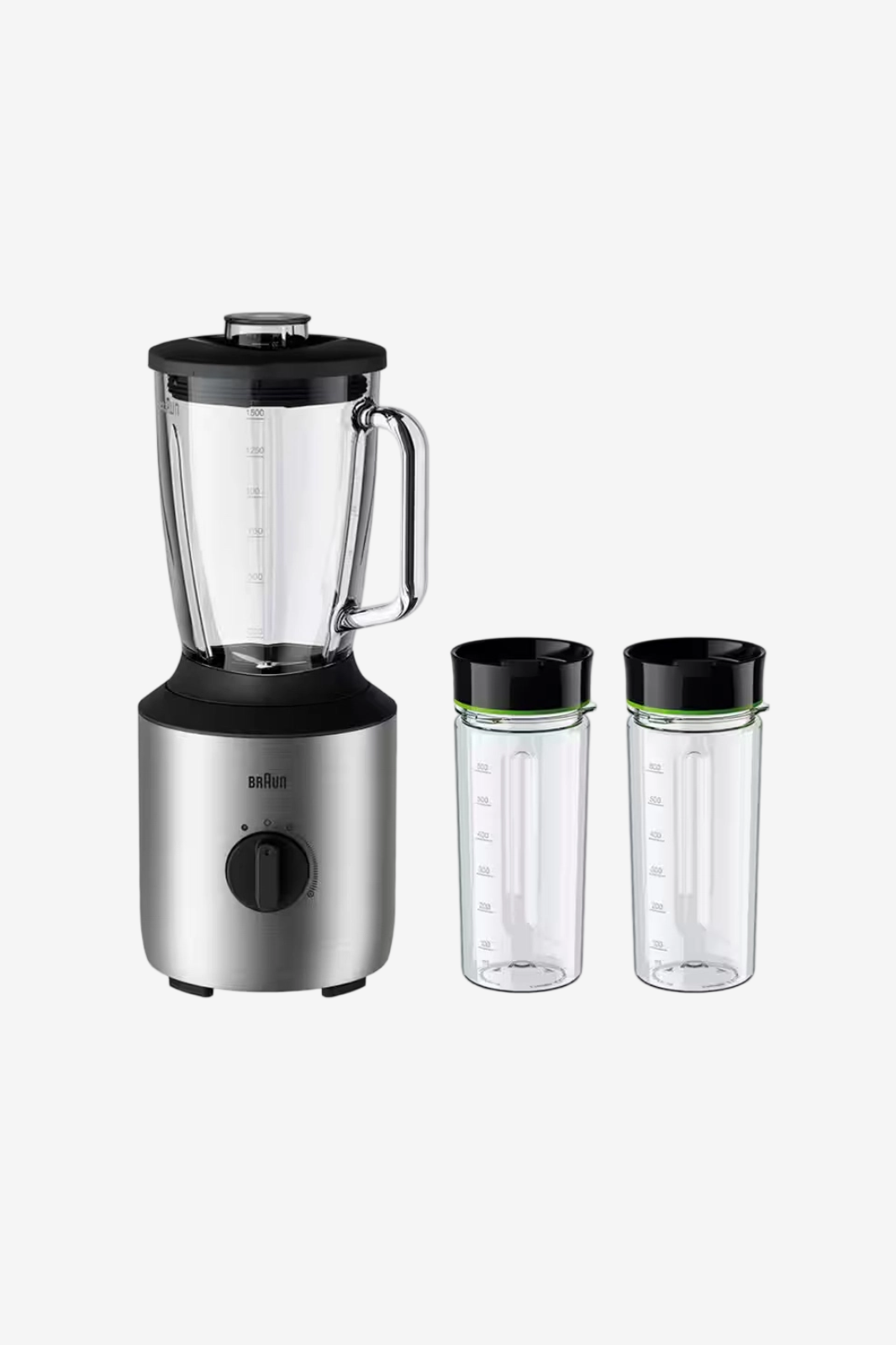 Braun PowerBlend 3 Countertop Blender with Attachments 2 Liter 800 Watt  - JB 3272 SI