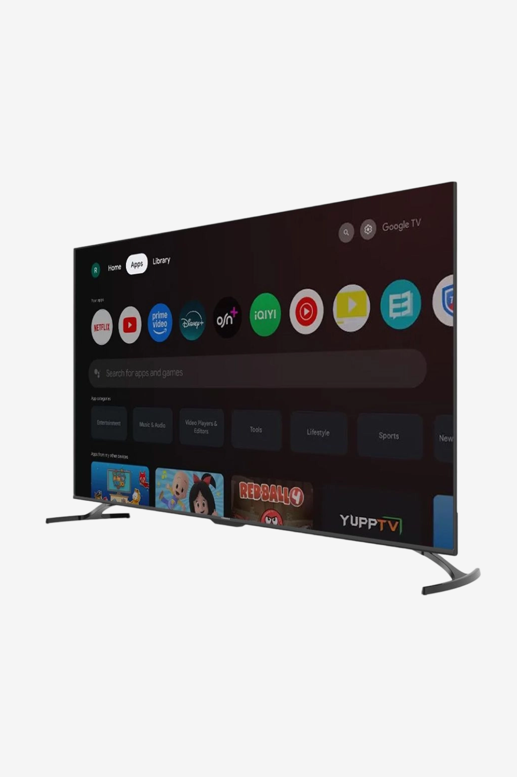 TORNADO 4K Smart Frameless TV 65 Inch Built-In Receiver 65UA3400E