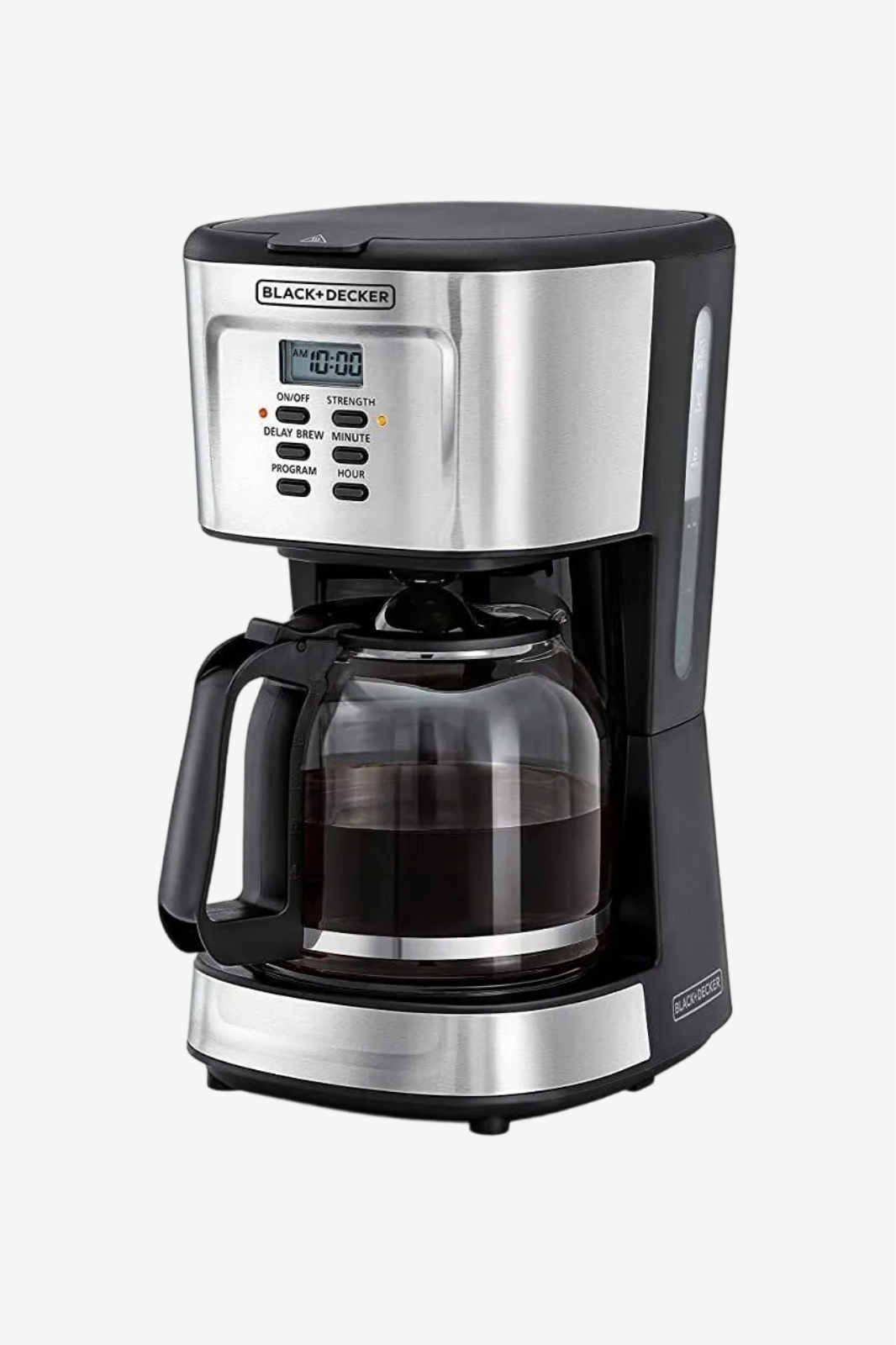 BLACK+DECKER Coffee Machine , 12 cups 12 Cups 900 Watt , Black and Silver - DCM85-B5