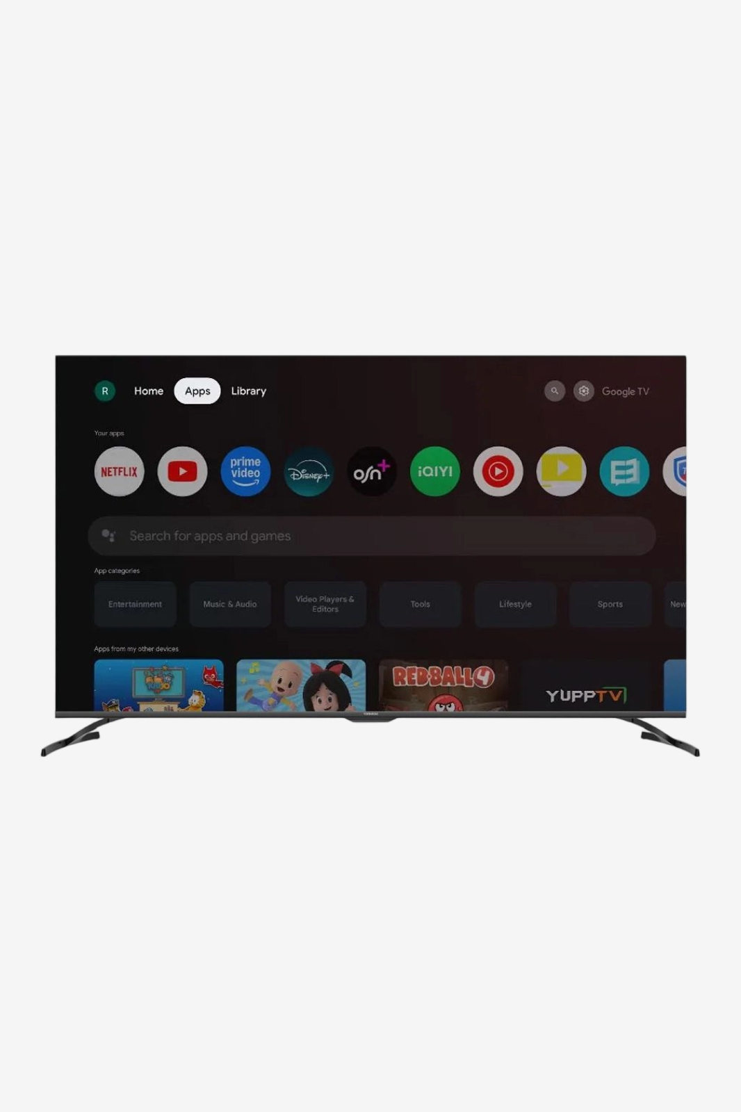 TORNADO 4K Smart Frameless TV 65 Inch Built-In Receiver 65UA3400E