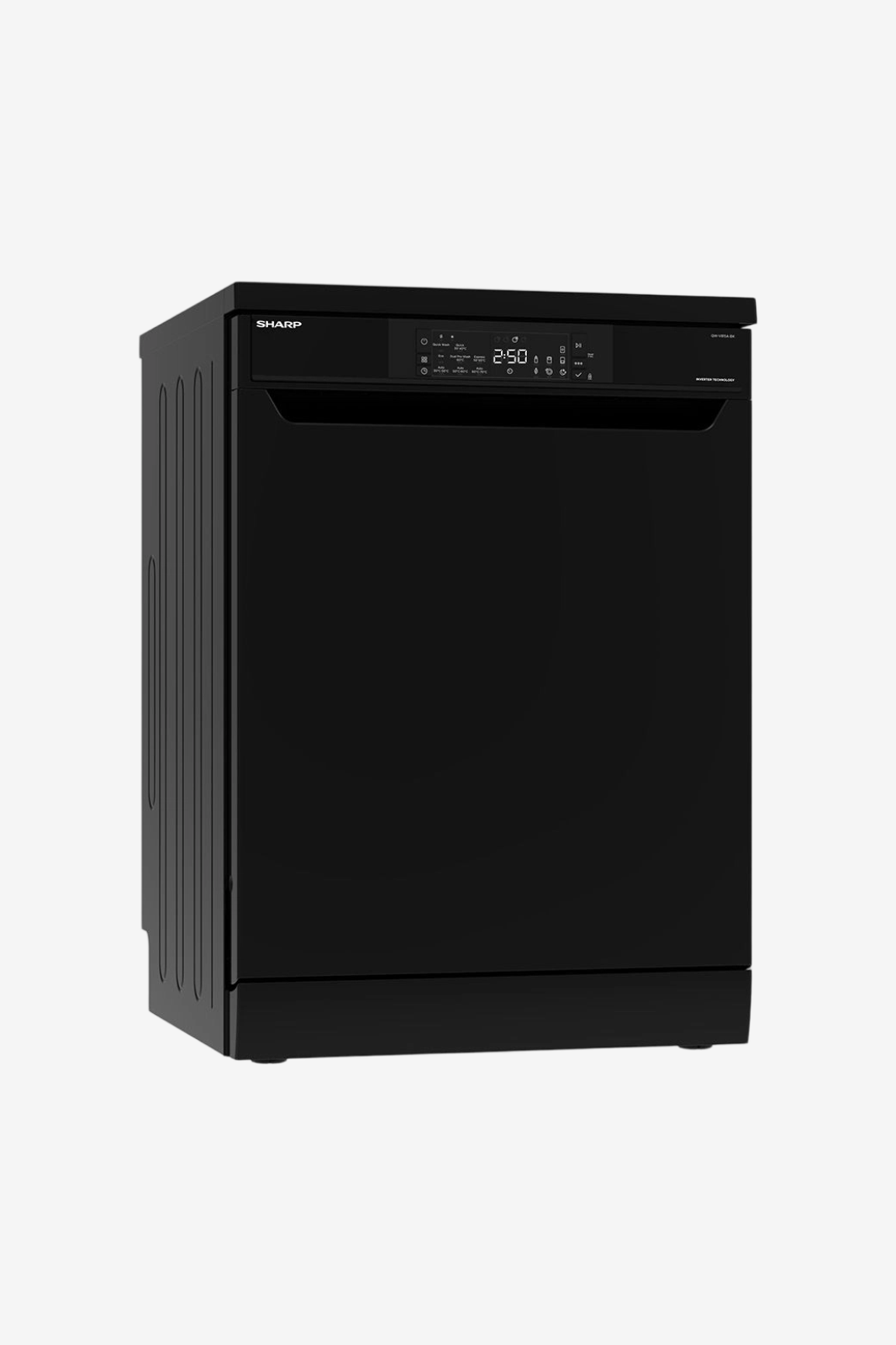 SHARP Dishwasher 15 Person 60 cm Inverter Digital 8 Programs Black QW-V815A-BK