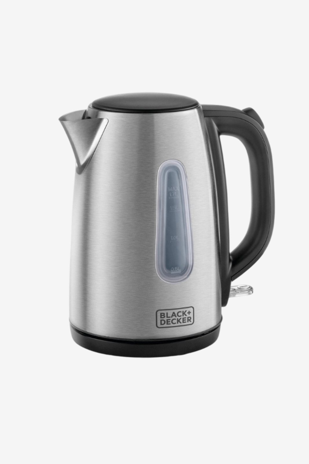 BLACK+DECKER Electric Kettle , 1.7 Liter 1200 Watt , Stainless Steel - JC450