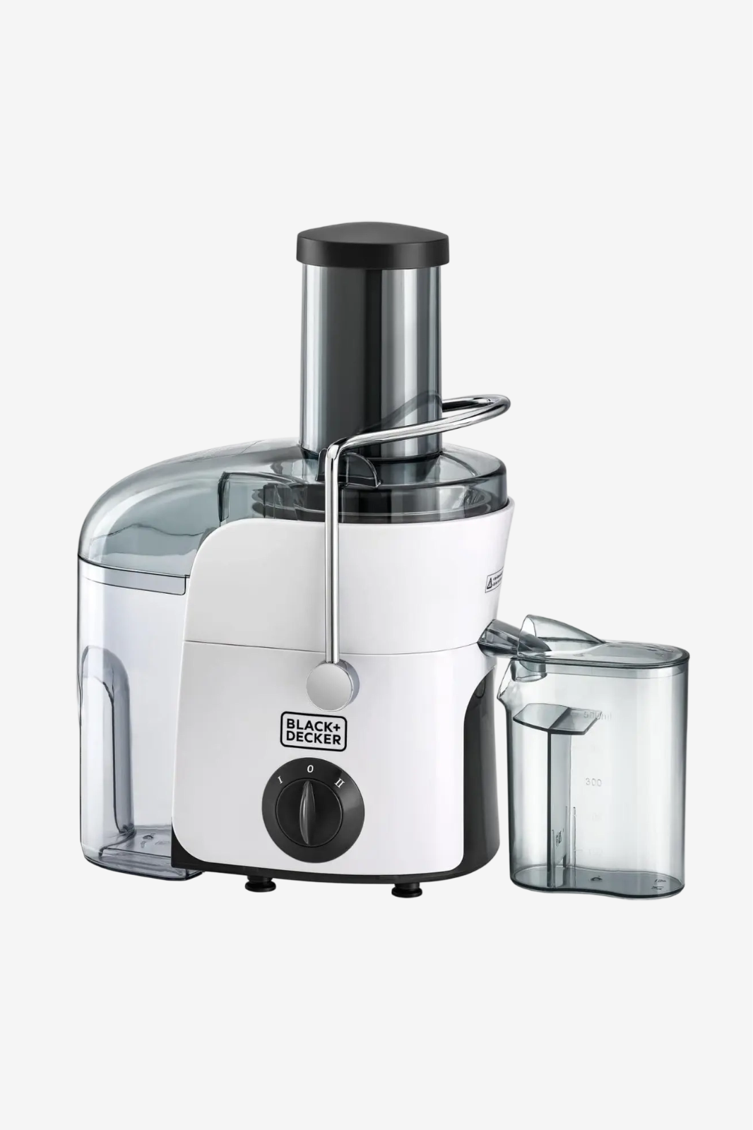 BLACK+DECKER Electric Juicer , 1.5 Liter 800 Watt Black White - JE780-B5