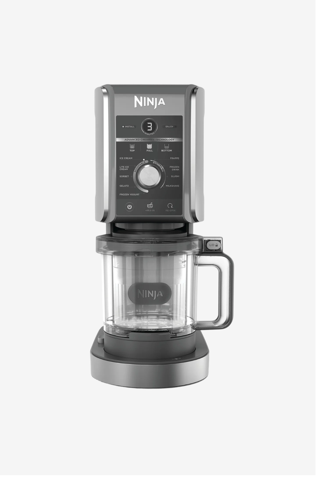 Ninja CREAMi Deluxe 10-in-1 Ice Cream and Frozen Drink Maker NC501