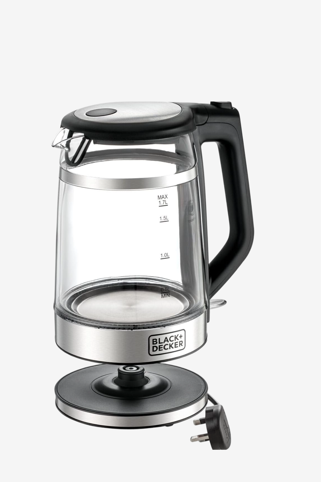 BLACK+DECKER Electric Kettle , 1.7 Liter 2200 Watt , Multi Color - GK220-B5