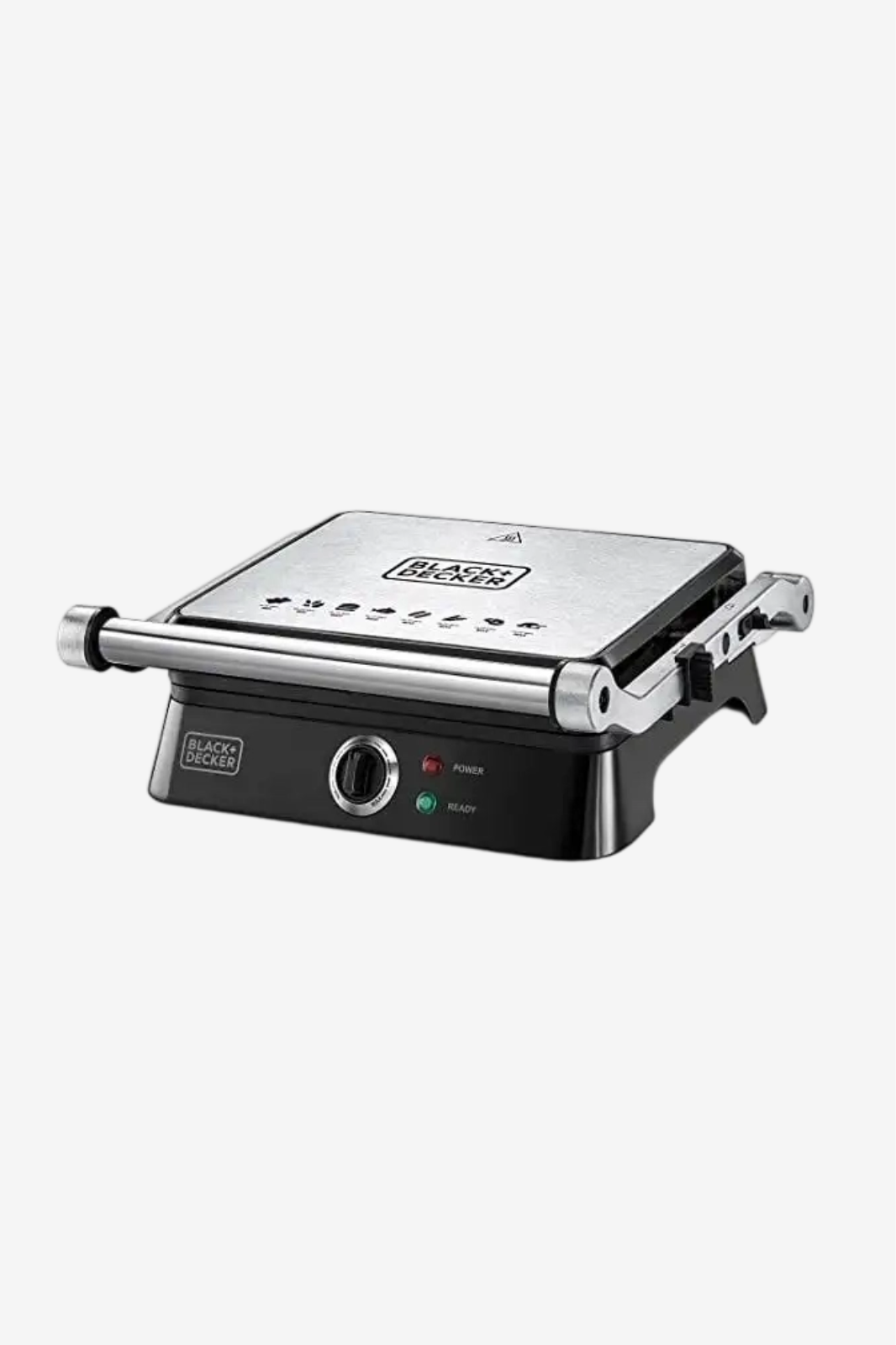 BLACK+DECKER Electric Grill , 1400 Watt , Black Silver - CG1400-B5