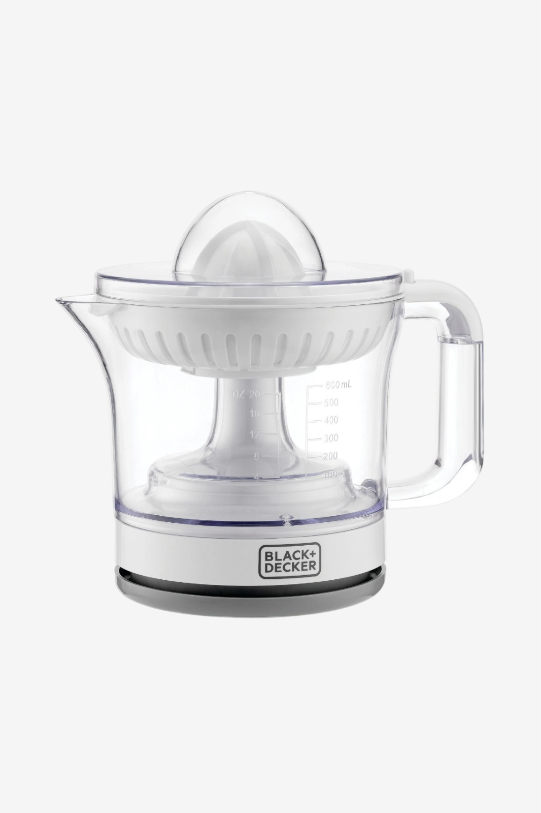 BLACK+DECKER  Electric Citrus Juicer , 600 milliliter 25 Watt White - CJ675-B5