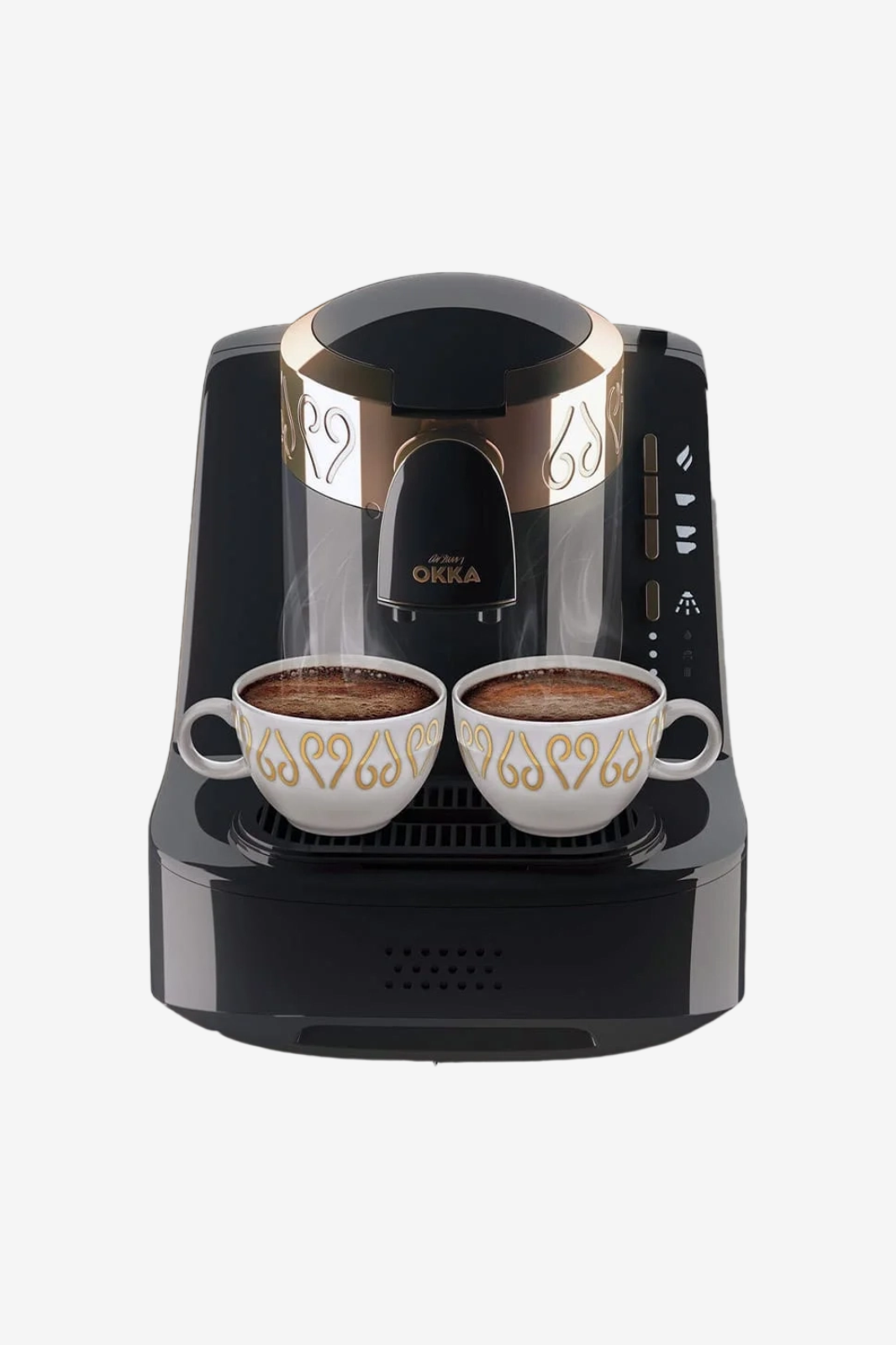 Arzum OKKA Automatic Turkish Coffee Machine – Black, Copper OK001
