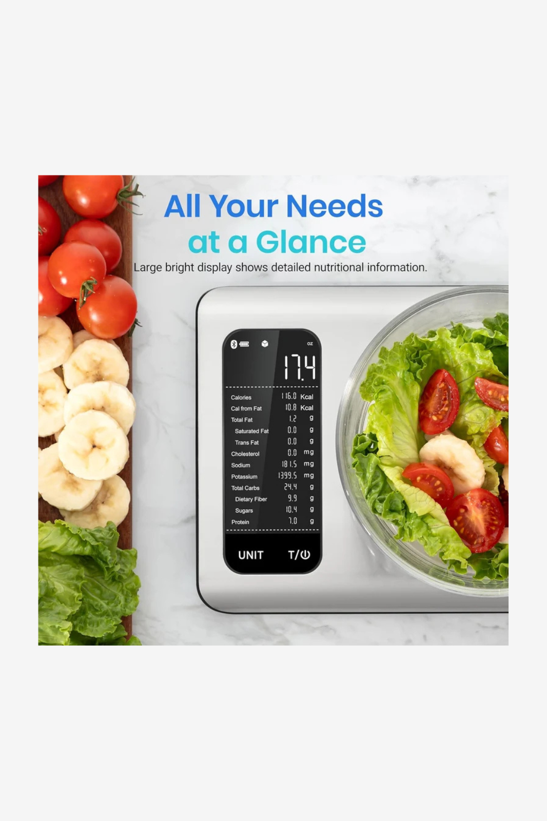 Etekcity Smart Nutrition Scale ESN00