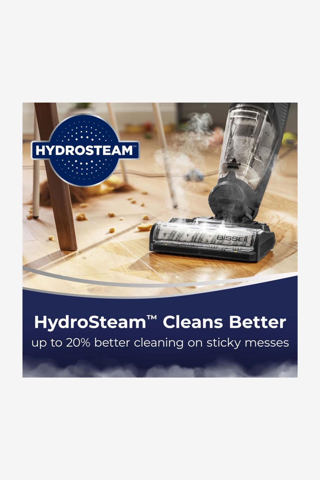 Bissell CROSSWAVE HYRDOSTEAM Multi-Surface Cleaner for Floors & Carpet 3527E