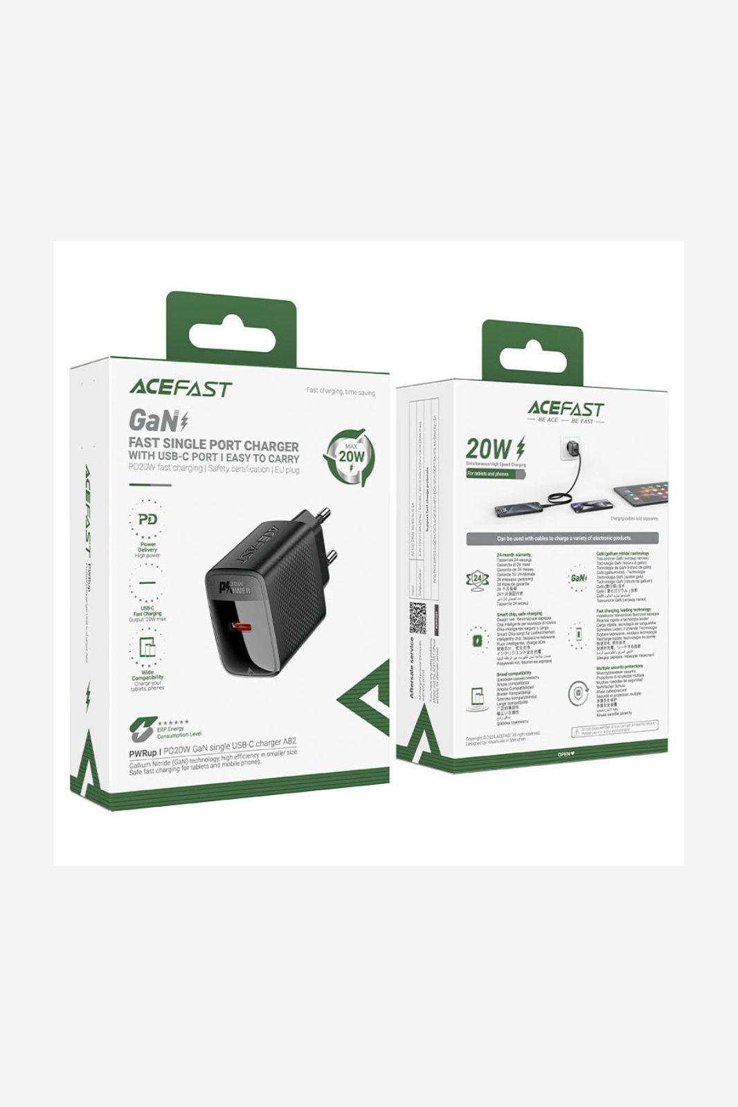 ACEFAST Fast Charge Wall Charger A82 PD20W GaN (1xUSB-C)