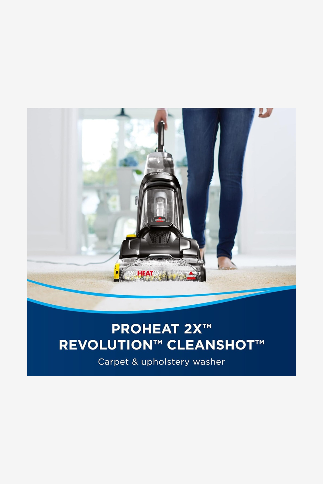 Bissell  pro Heat 2x revolution cleanshot corded - Black 2066e