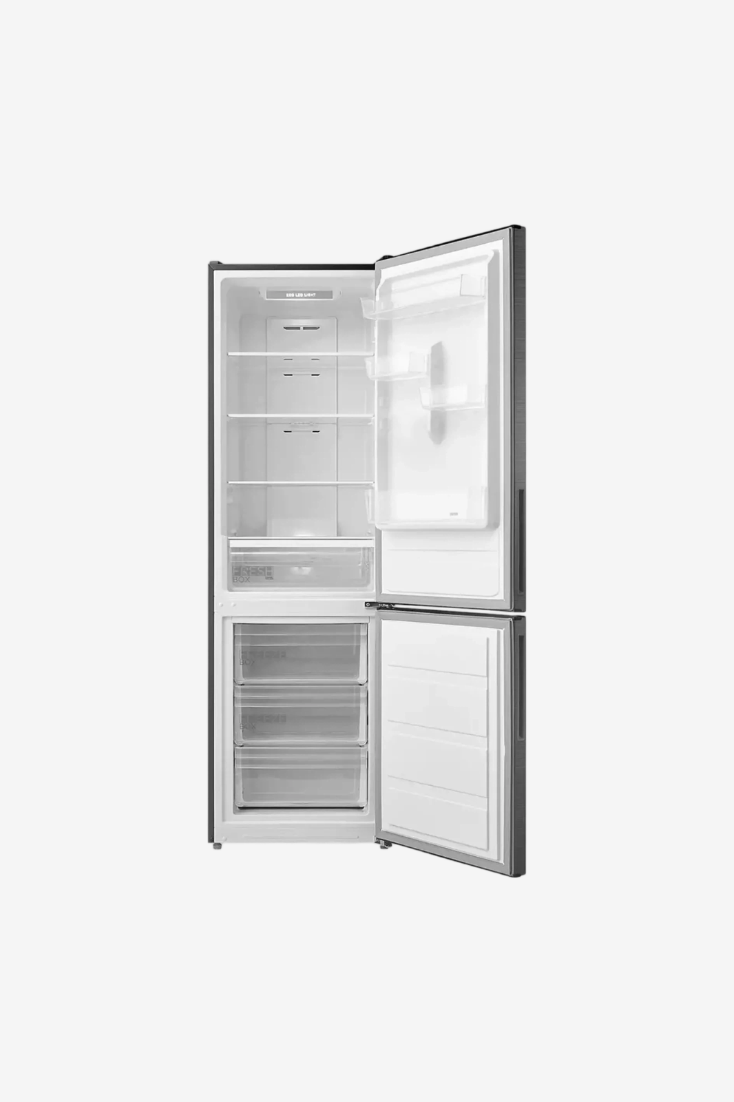 Midea No-Frost Refrigerator 330L Bottom Freezer Digital Control Silver – MDRB489FGN46