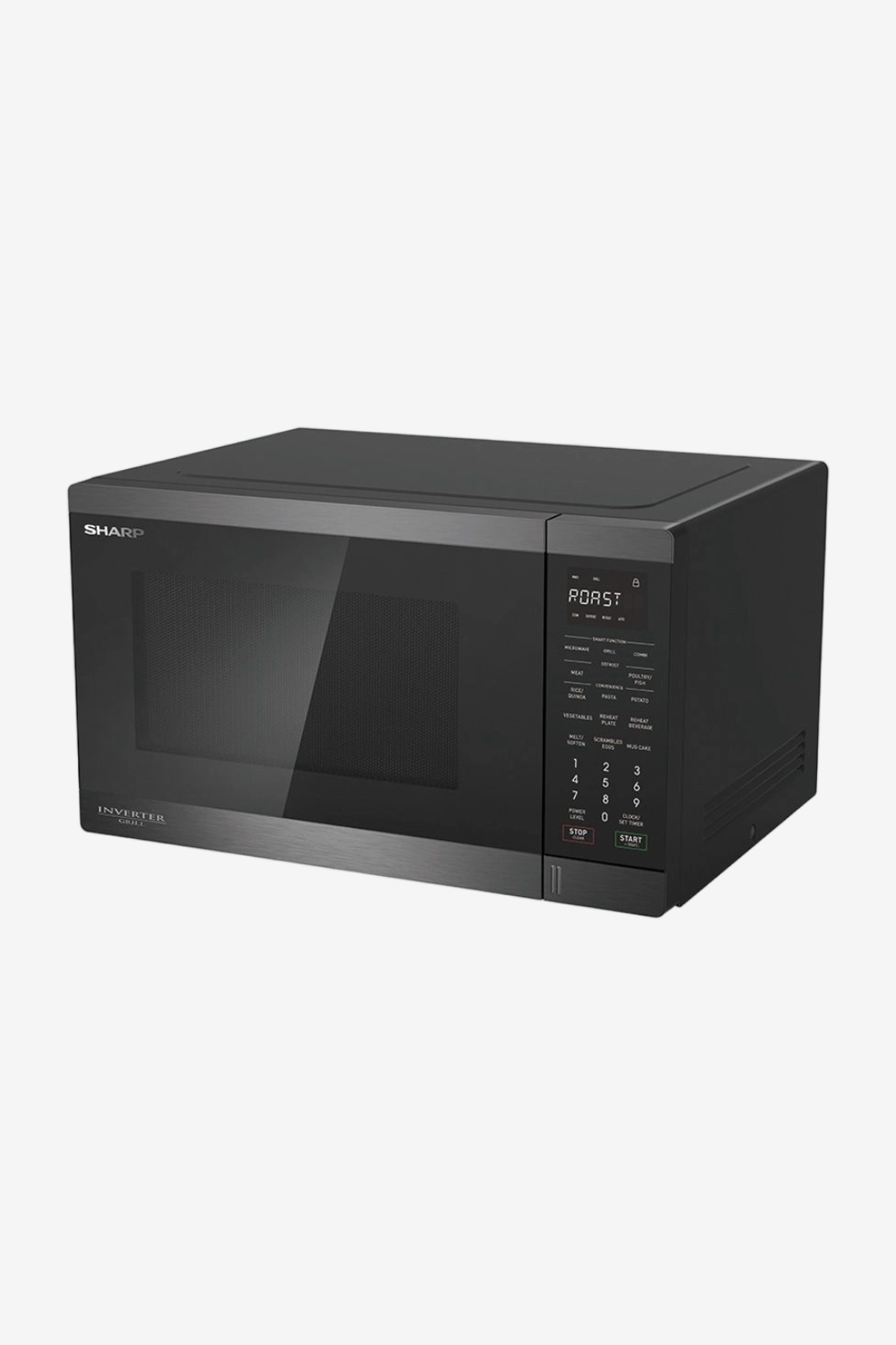 SHARP Microwave Inverter Grill 34 Liter 1100 Watt 23 Menus Black R-340GRI-BS2