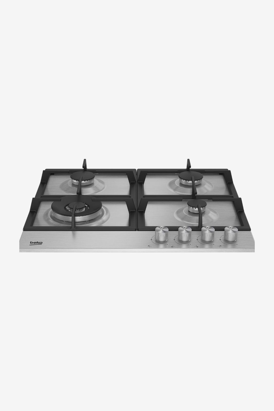 Beko Built-in Gas Hob, 4 Burners, Stainless Steel – HIAW 64225 SX