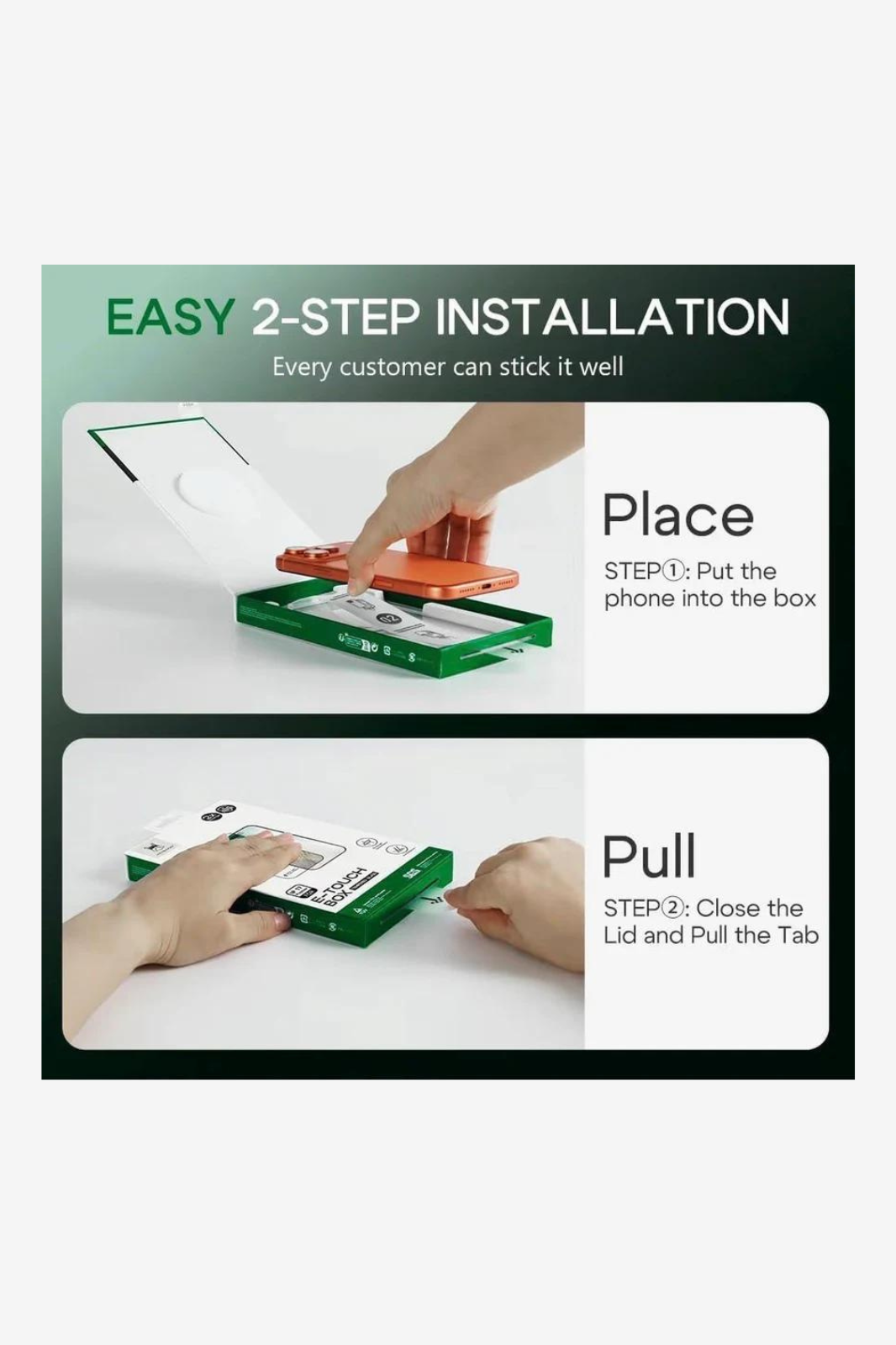 GREEN  E-TOUCH  BOX HD PRO