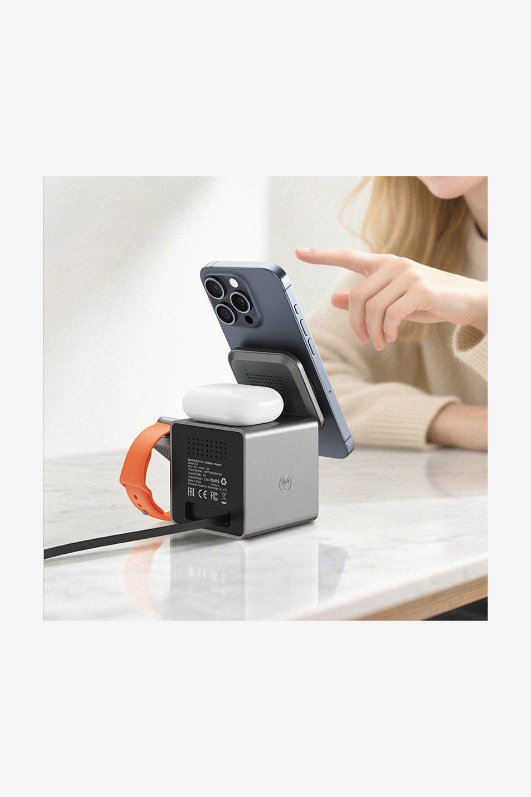 ACEFAST Fast Wireless Charger Desktop Holder E34