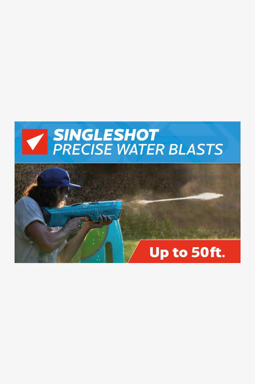 SPYRA Electric Water Blaster, Outdoor Squirt Gun for Pool Games