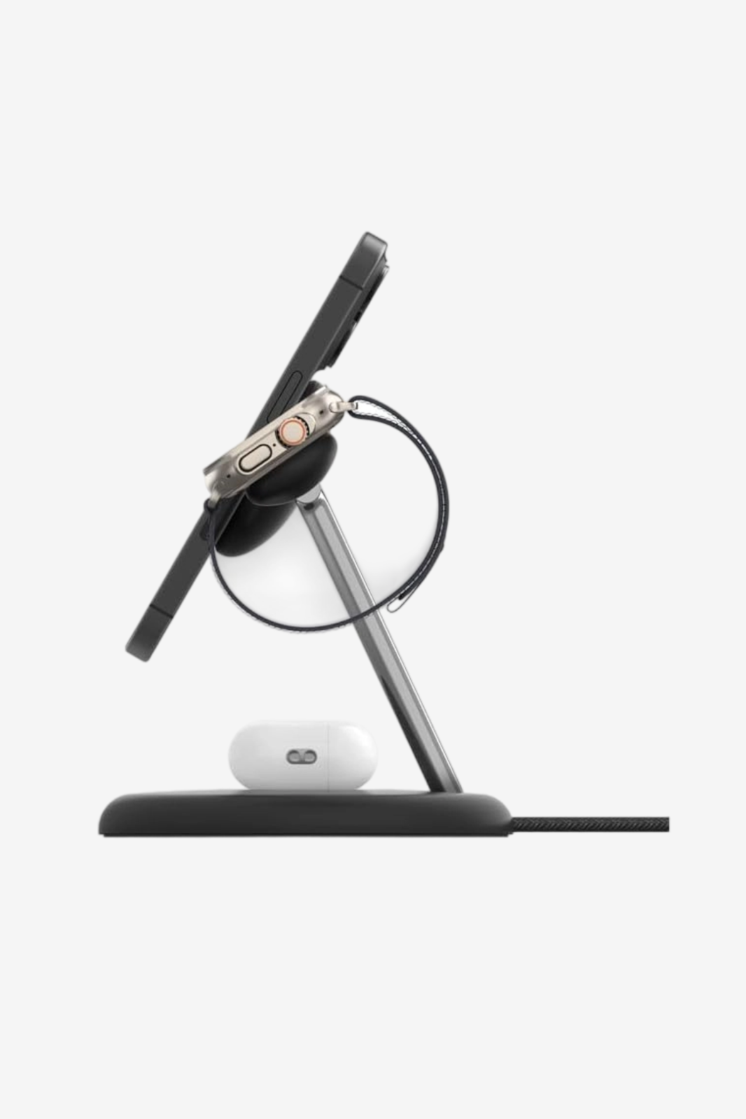 Belkin - BoostCharge Pro 3-in-1 Magnetic Wireless Charging Stand with Qi2 15W
