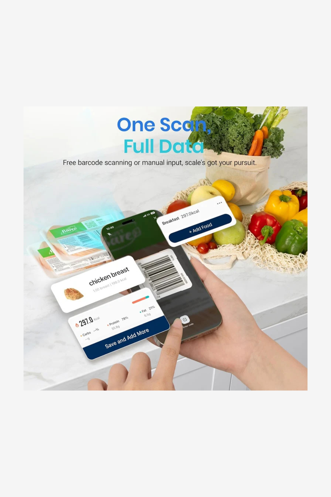 Etekcity Smart Nutrition Scale ESN00