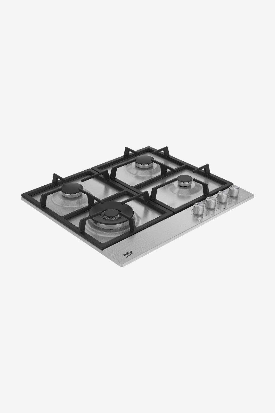 Beko Built-in Gas Hob, 4 Burners, Stainless Steel – HIAW 64225 SX