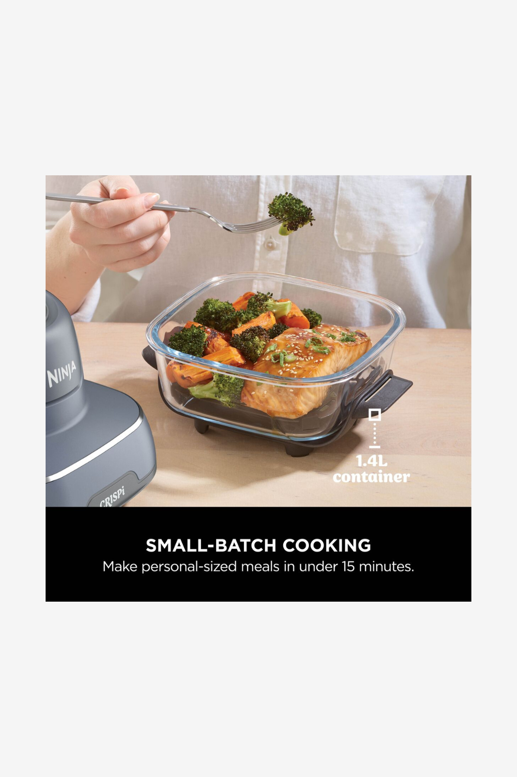 Ninja CRISPi 4-in-1 Portable Glass Air Fryer