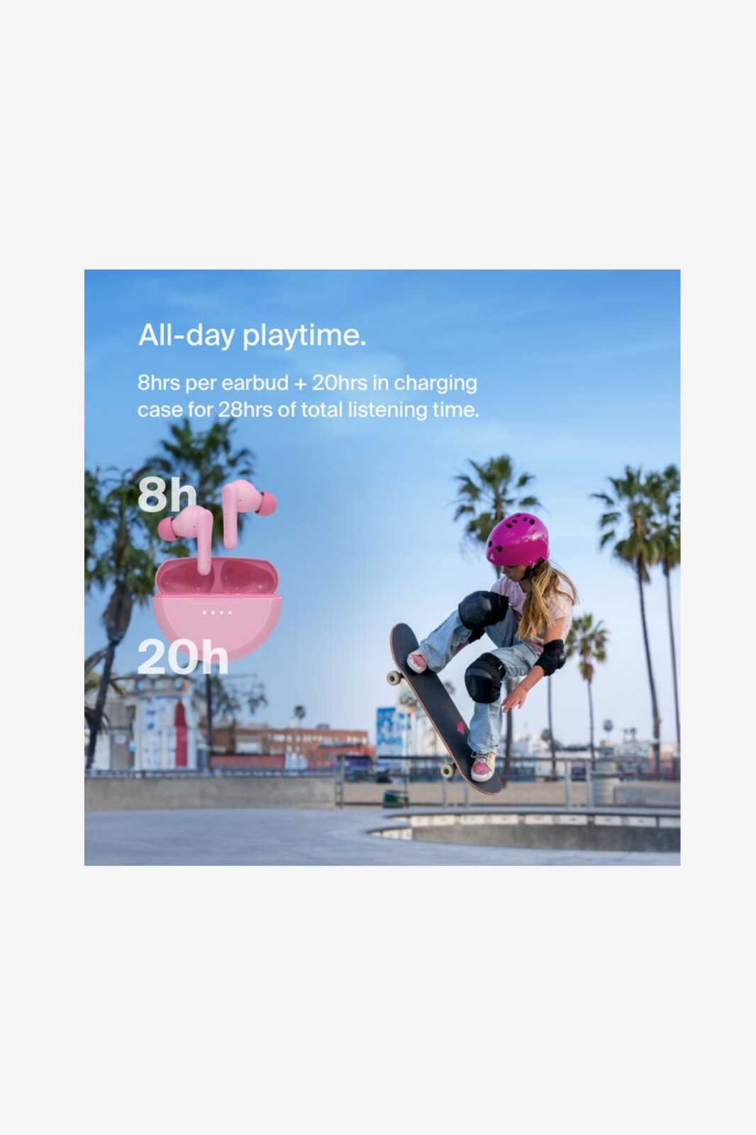 Belkin - SoundForm Nano 2 Wireless Earbuds for Kids
