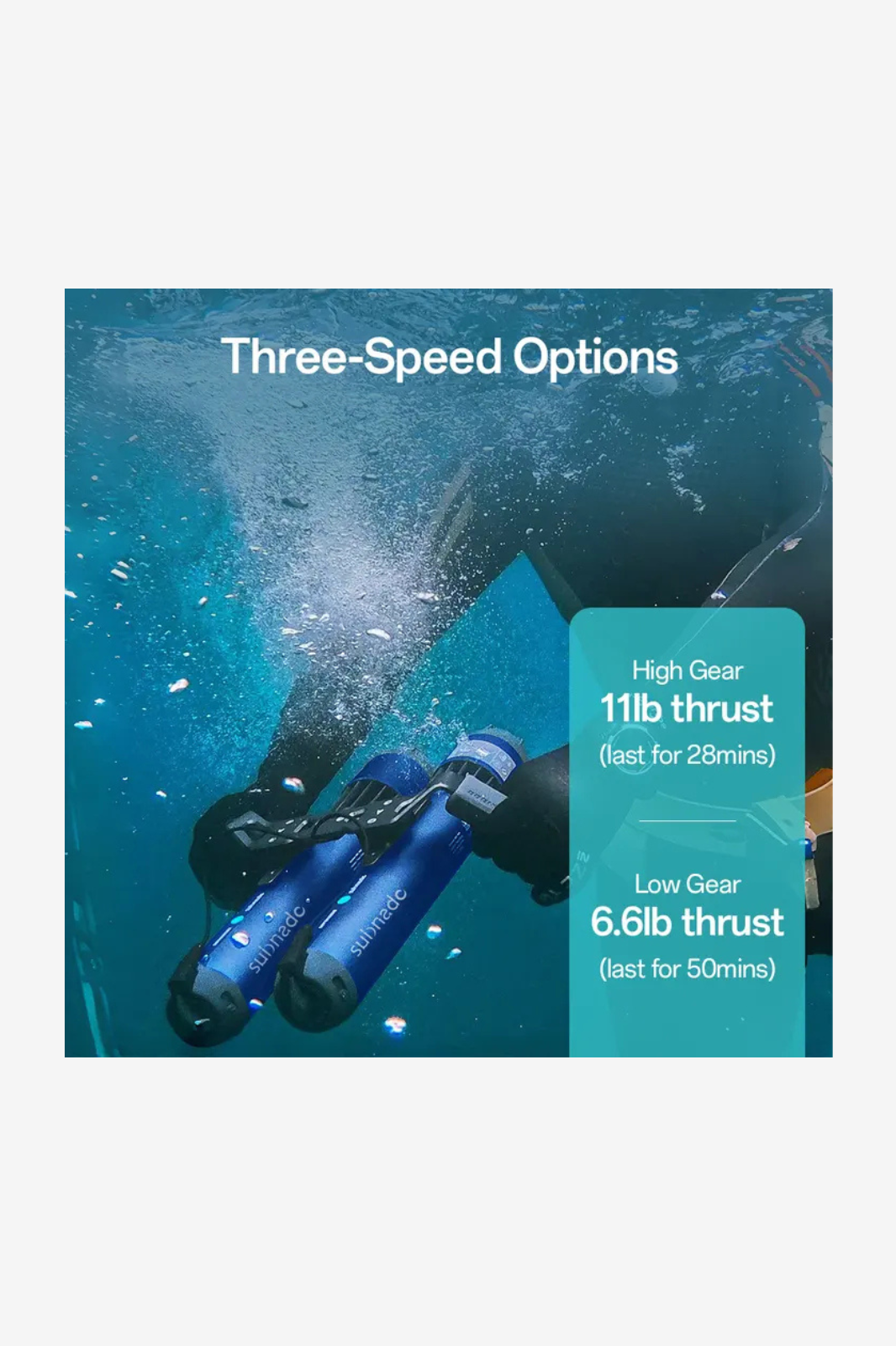 Waydoo Subnado Lite: Airline-Approved Travel Underwater Scooter