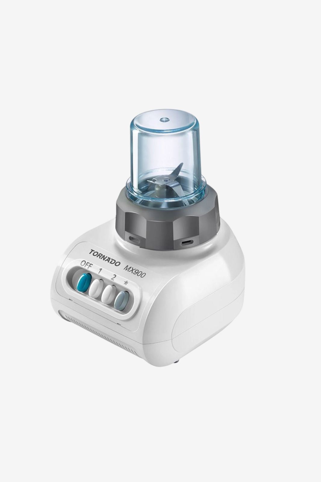 TORNADO Electric Blender 250 Watt, 1.5 Liter Canister, 2 Mills, White MX900/2