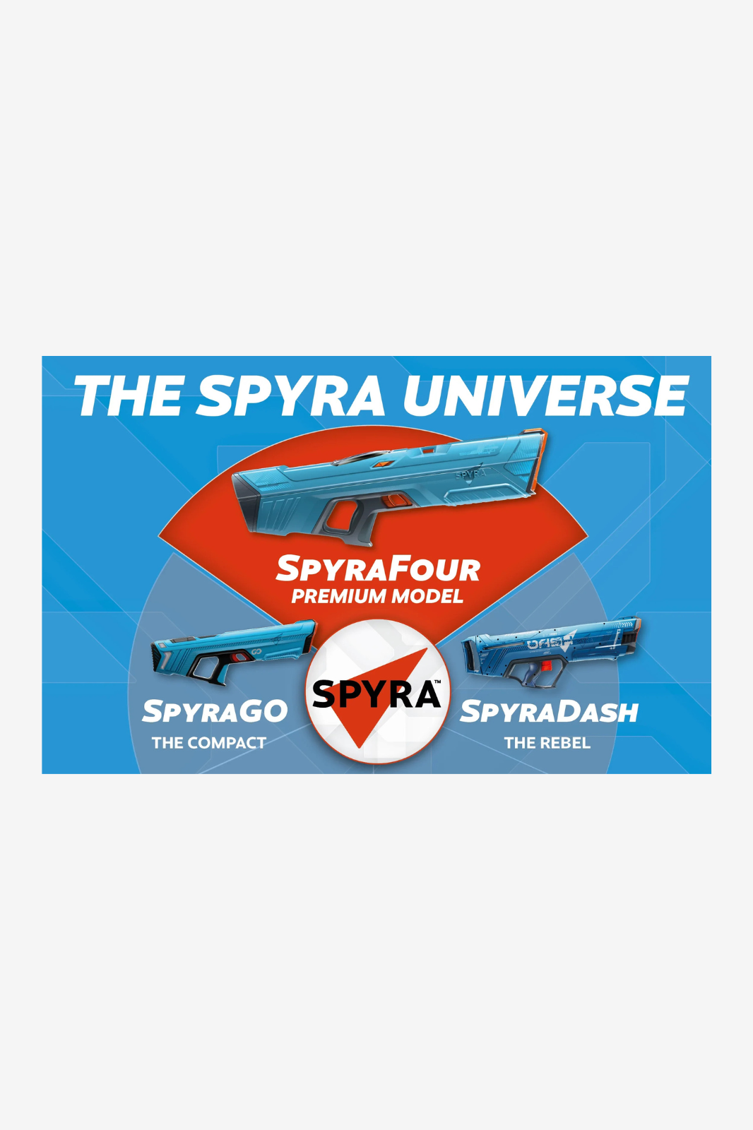 SPYRA Electric Water Blaster, Outdoor Squirt Gun for Pool Games