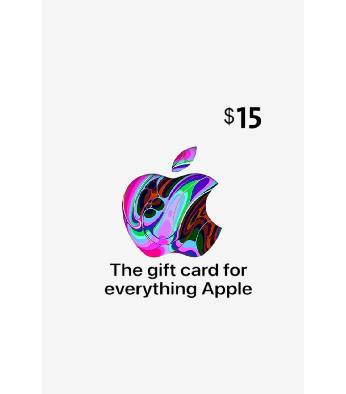 Apple & Itunes Gift Card $15 USA