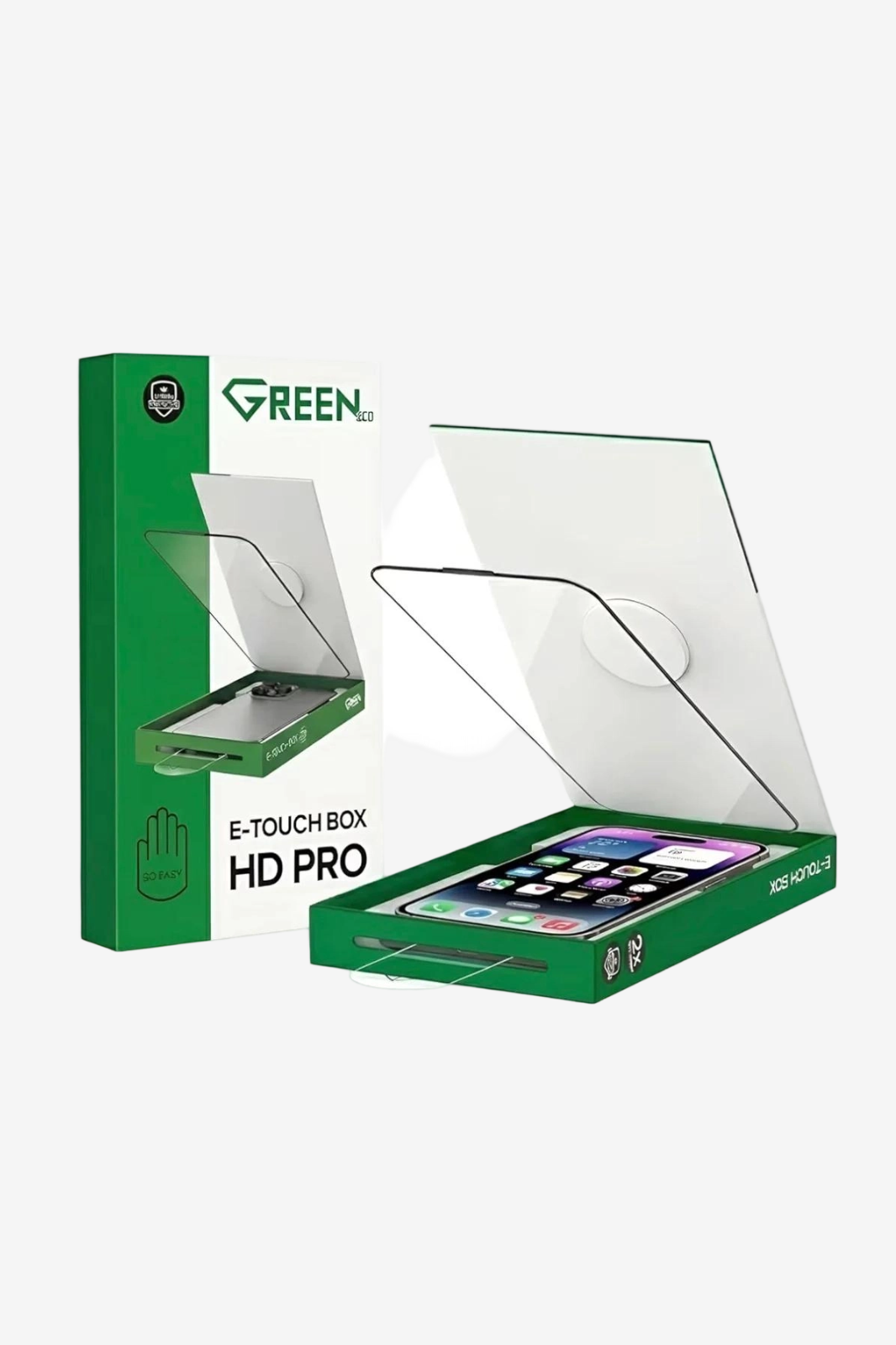 GREEN  E-TOUCH  BOX HD PRO