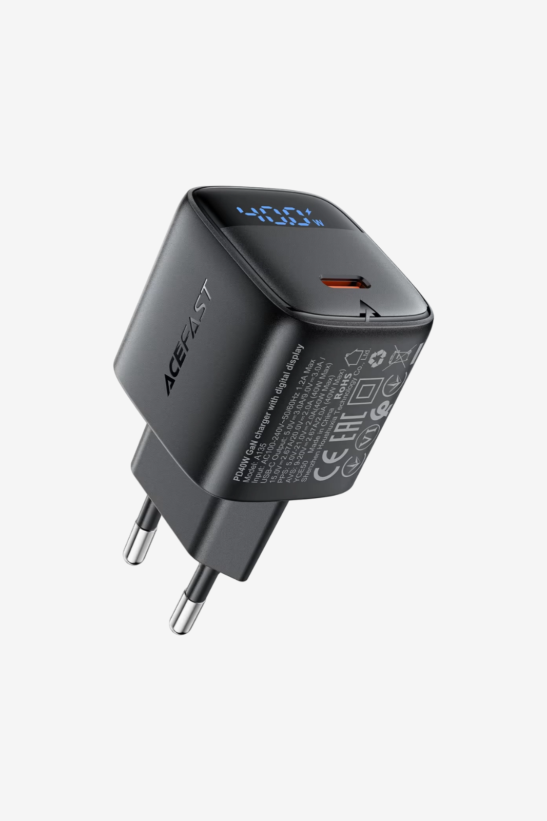 ACEFAST Fast Charge Wall Charger A135 PD40W GaN (1xUSB-C) EU