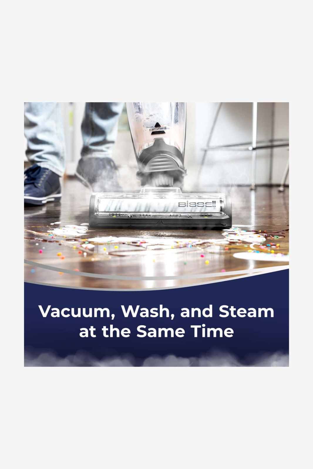 Bissell CROSSWAVE HYRDOSTEAM Multi-Surface Cleaner for Floors & Carpet 3527E