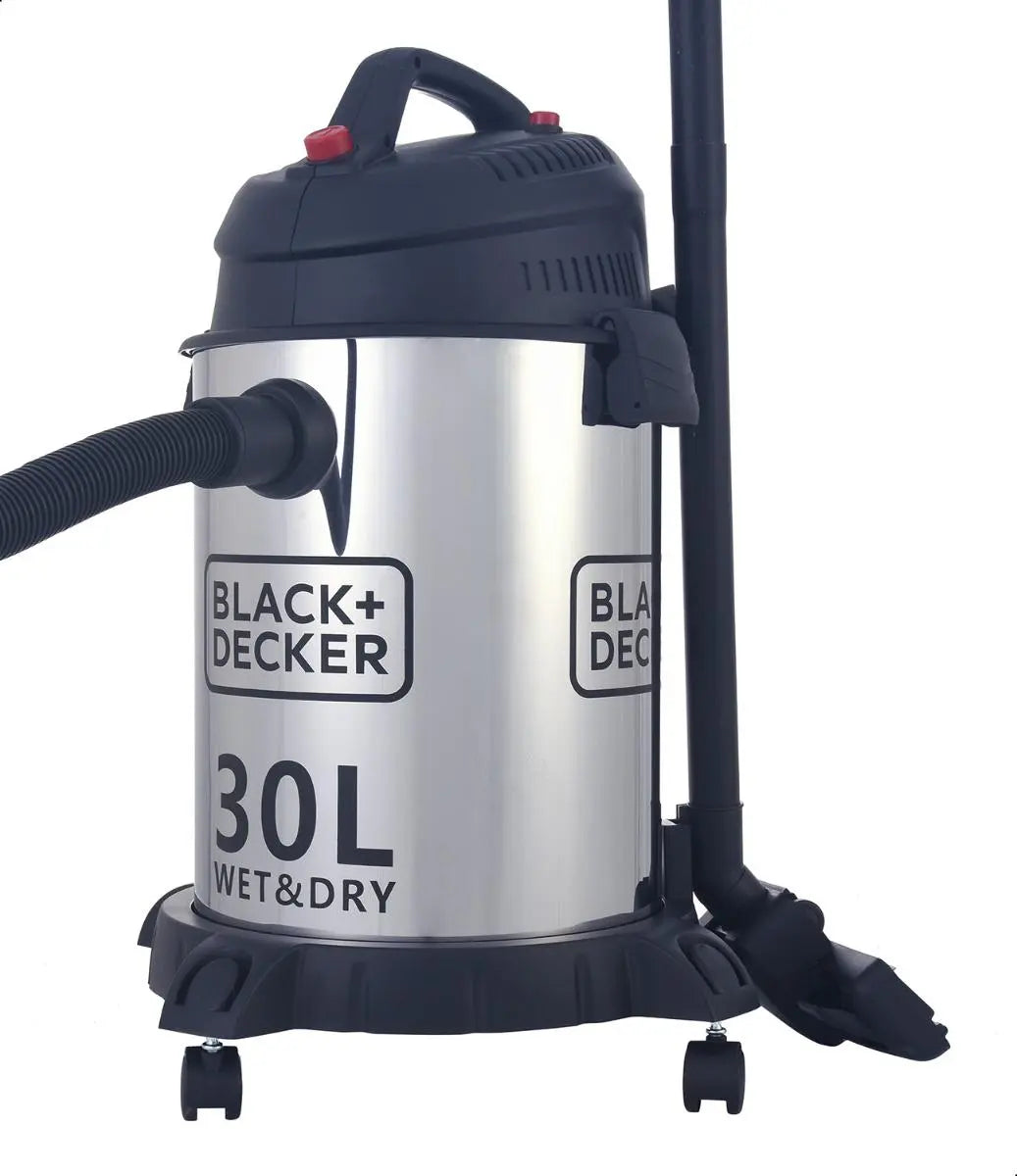 BLACK+DECKER Drum Vacuum Cleaner , Silver Black - WV1450-B5