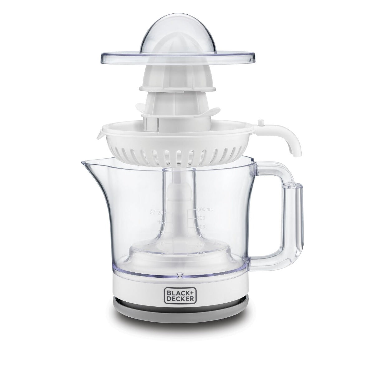 BLACK+DECKER  Electric Citrus Juicer , 600 milliliter 25 Watt White - CJ675-B5