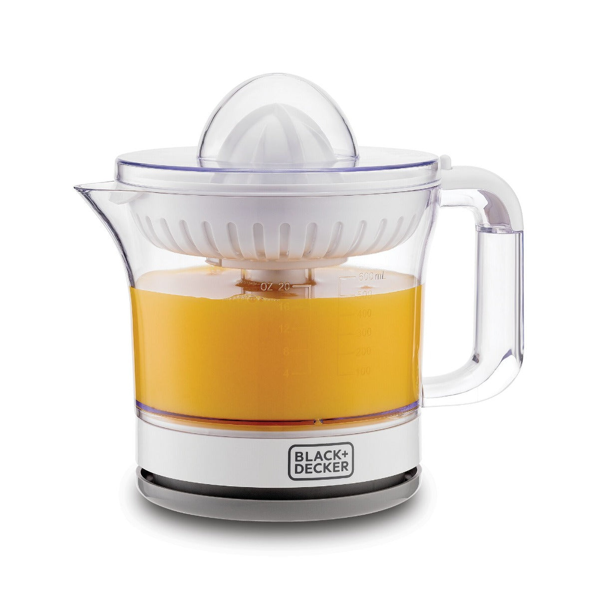 BLACK+DECKER  Electric Citrus Juicer , 600 milliliter 25 Watt White - CJ675-B5