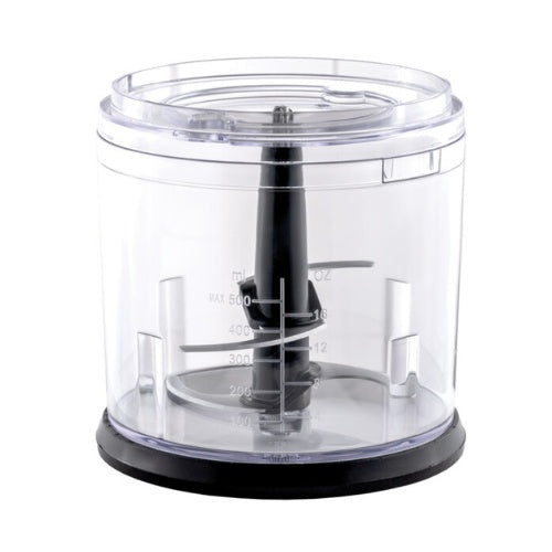 BLACK+DECKER Electric Chopper 500 milliliter , 500 Watt Black - FC500J