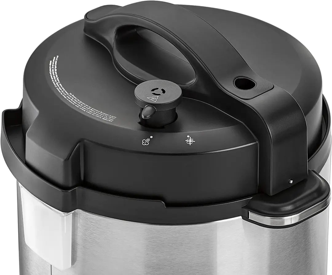 BLACK+DECKER Electric Pressure Cooker , 6 Liter 1000 Watt , Black Silver - PCP1000-B5