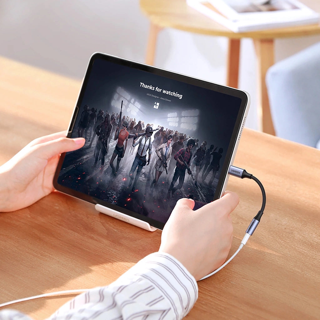 UGREENU USB-C to 3.5mm Audio Adapte Grey