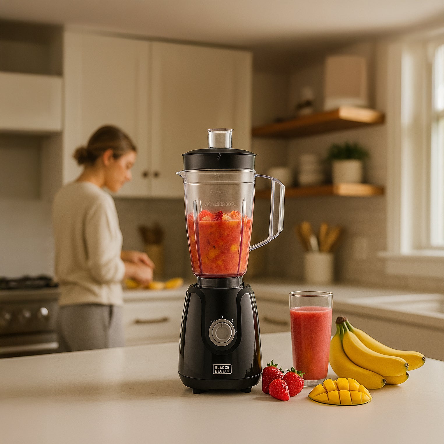 BLACK+DECKER Countertop Blender 400 Watt Black - BX430J